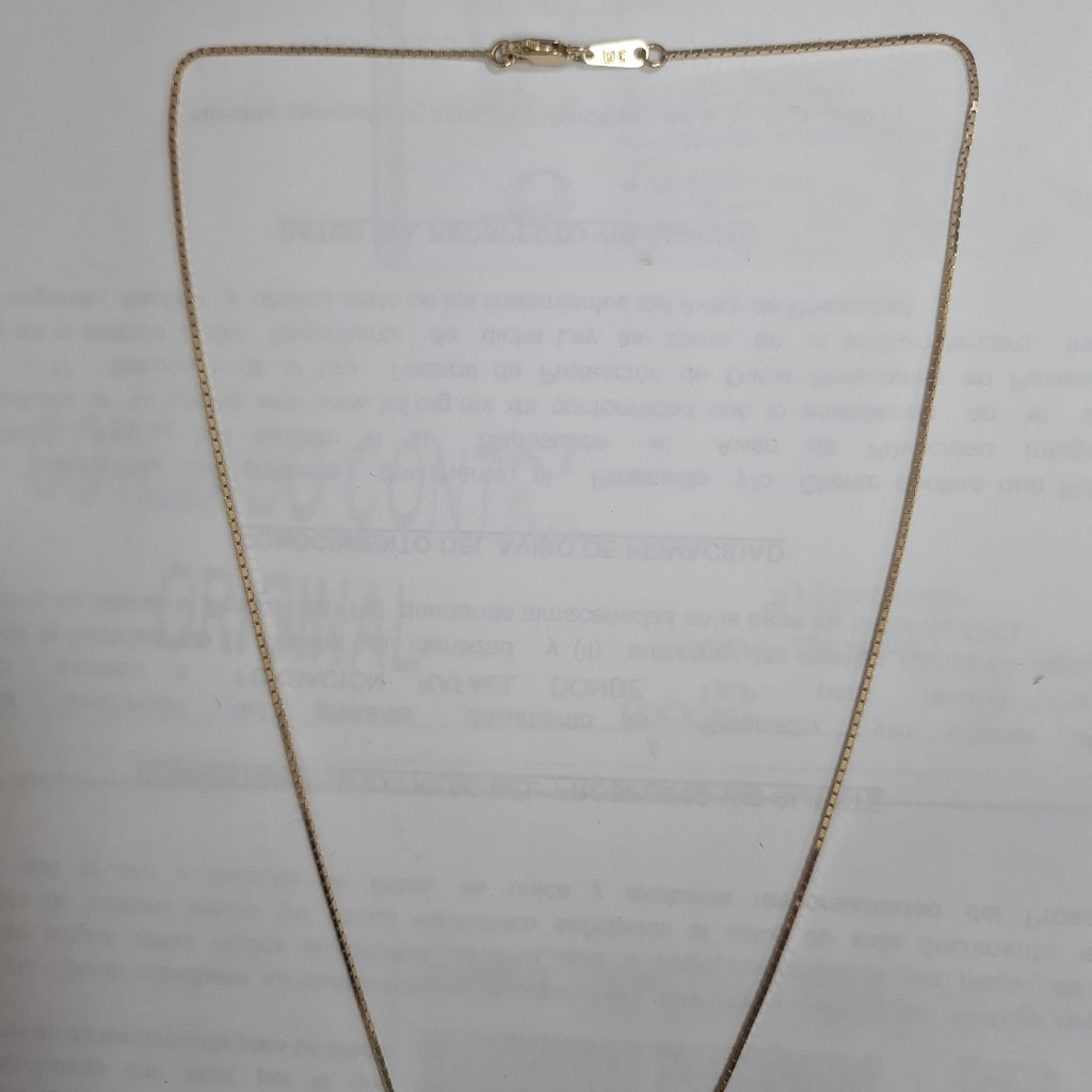 GARGANTILLA ORO 14 K 4.3 GRMS (SEMINUEVO)