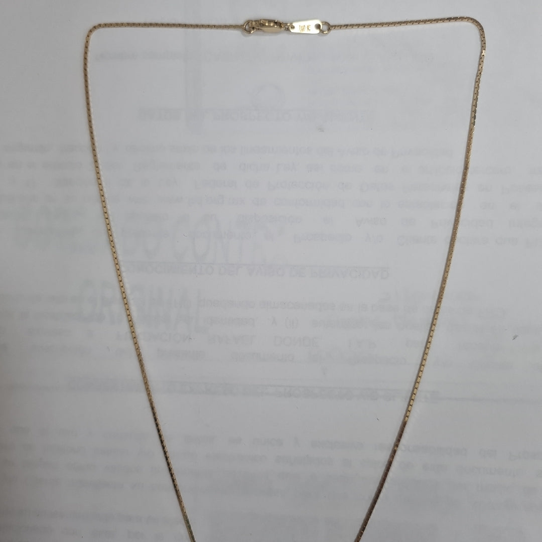 GARGANTILLA ORO 14 K 4.3 GRMS (SEMINUEVO)