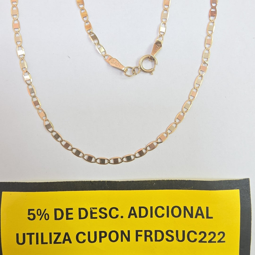 CADENA ORO 10 K 2,50 GRMS (SEMINUEVO)