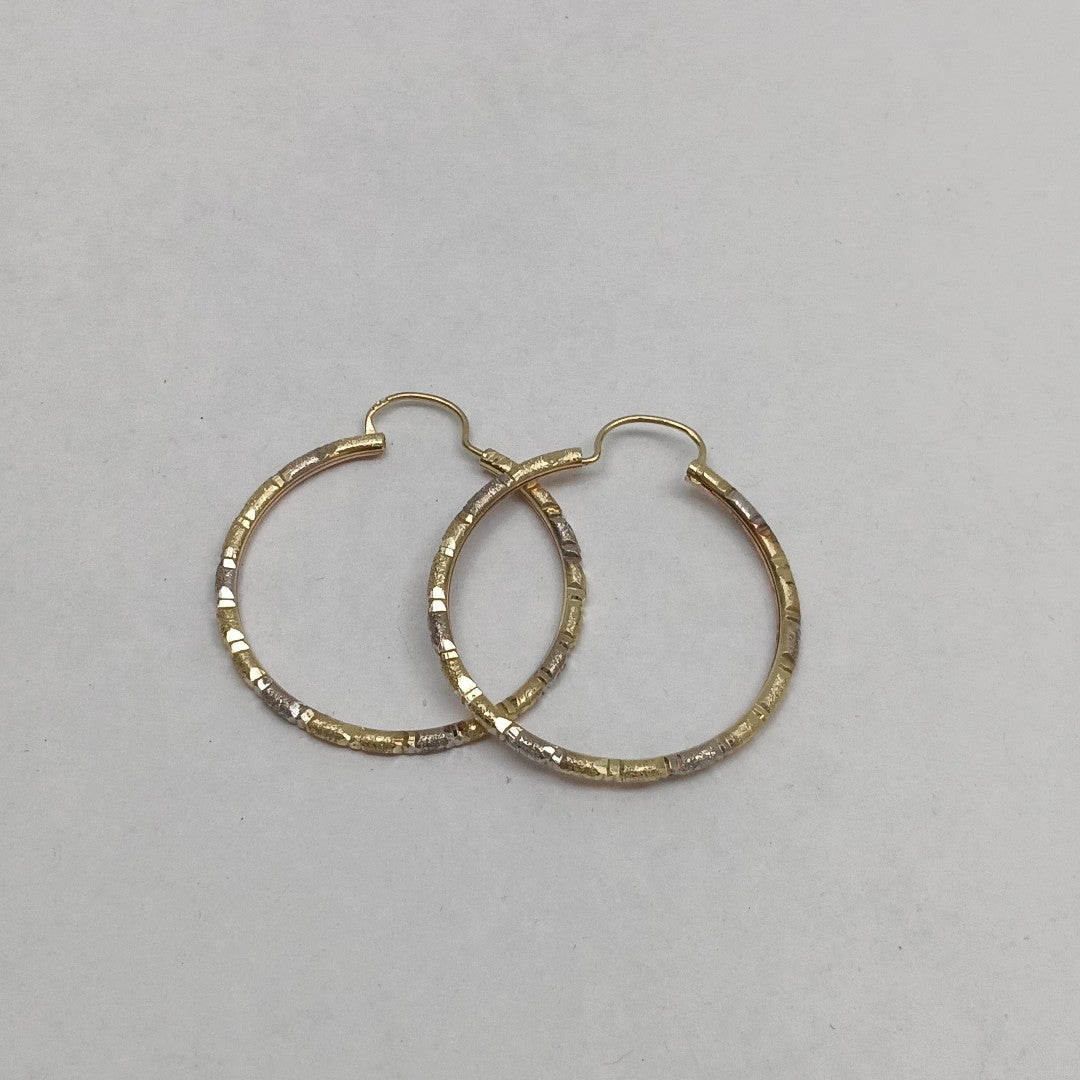 ARRACADAS PAR ORO 14 K 2.3 GRMS (SEMINUEVO)