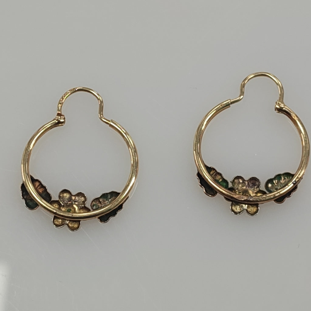 ARRACADAS PAR ORO 10 K 1,80 GRMS (SEMINUEVO)