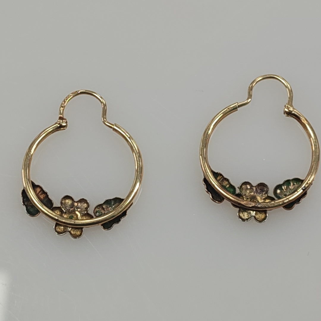 ARRACADAS PAR ORO 10 K 1,80 GRMS (SEMINUEVO)