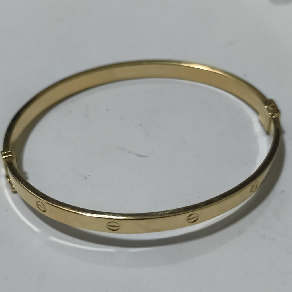 PULSERA RIGIDA ORO 14 K 5.8 GRMS (SEMINUEVO)