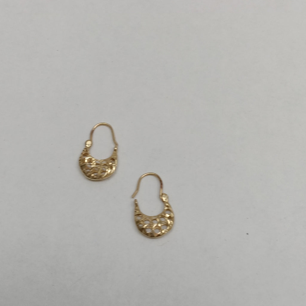 ARRACADAS PAR ORO 10 K 0.9 GRMS (SEMINUEVO)