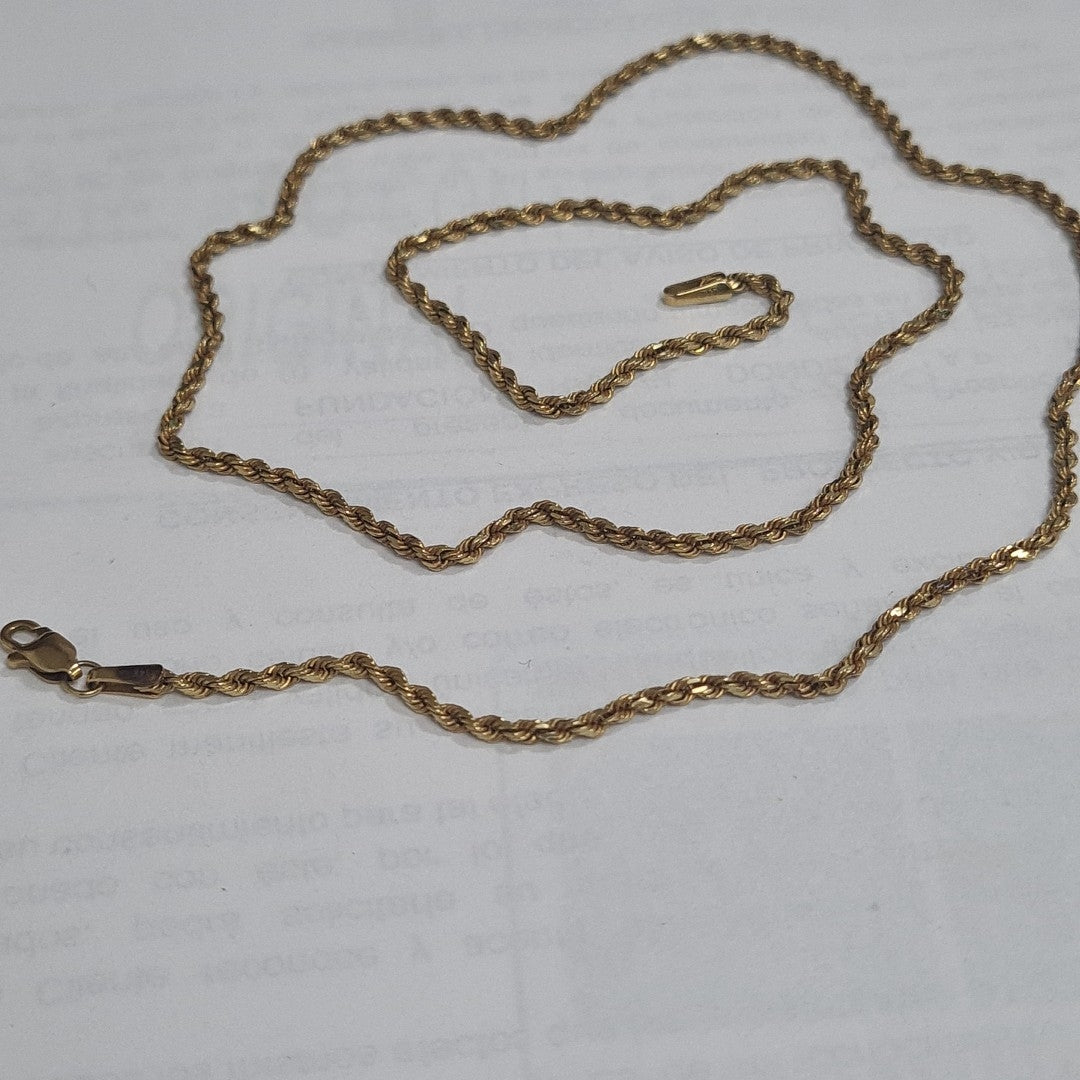 CADENA ORO 14 K 7,20 GRMS (SEMINUEVO)