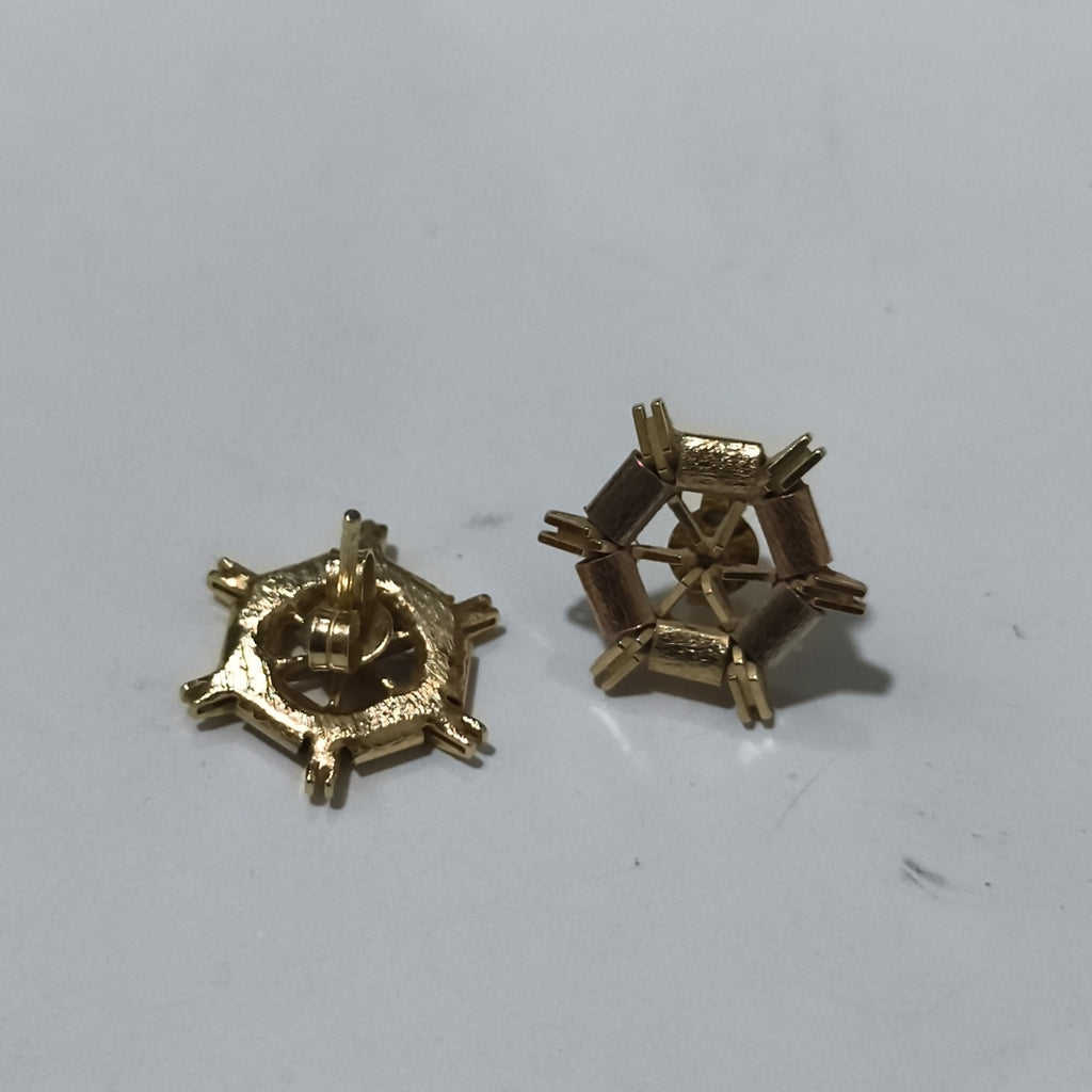 ARETES PAR ORO 14 K 2.8 GRMS (SEMINUEVO)