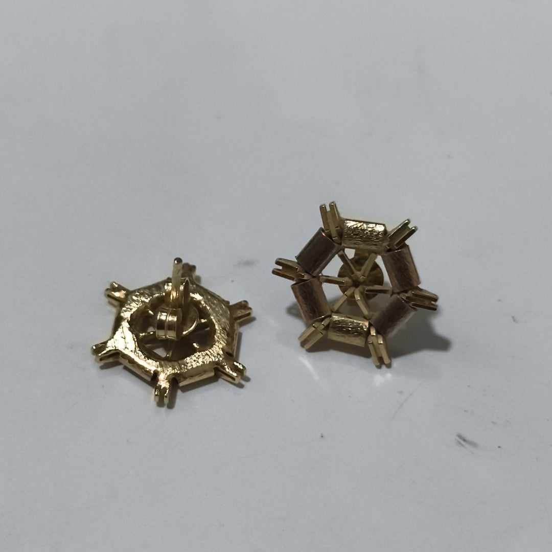 ARETES PAR ORO 14 K 2.8 GRMS (SEMINUEVO)