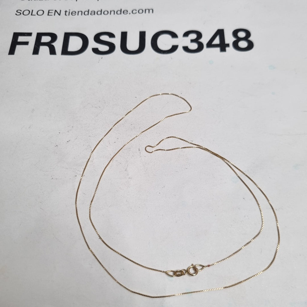CADENA ORO 14 K 0.9 GRMS (SEMINUEVO)