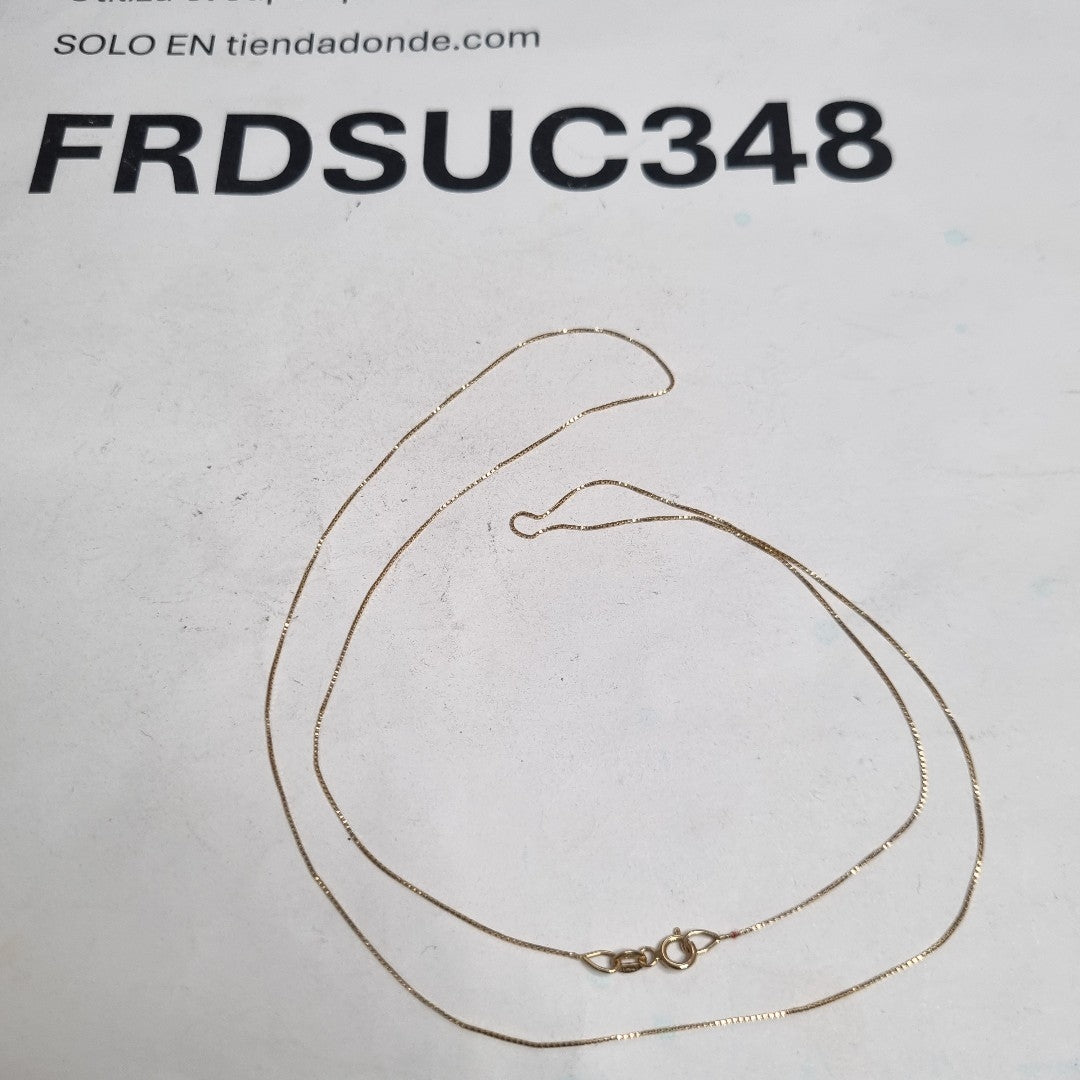 CADENA ORO 14 K 0.9 GRMS (SEMINUEVO)