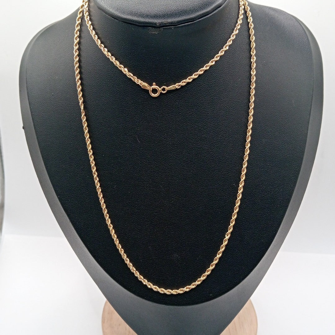 CADENA ORO 14 K 3,40 GRMS (SEMINUEVO)