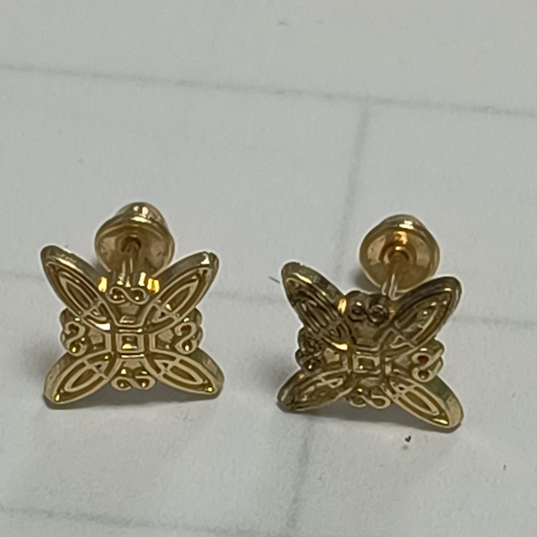 BROQUELES PAR ORO 14 K 0,60 GRMS (SEMINUEVO)