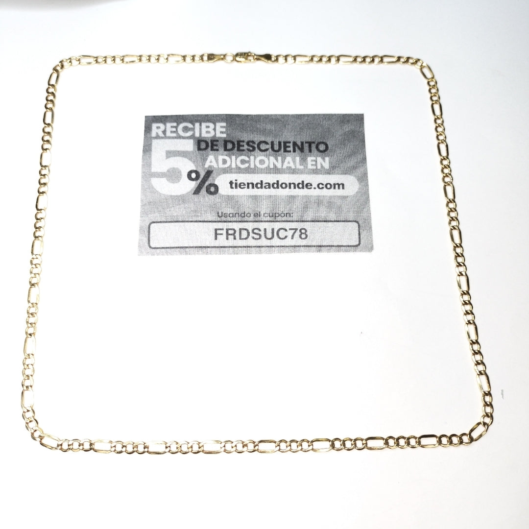 CADENA ORO 14 K 3.9 GRMS (SEMINUEVO)