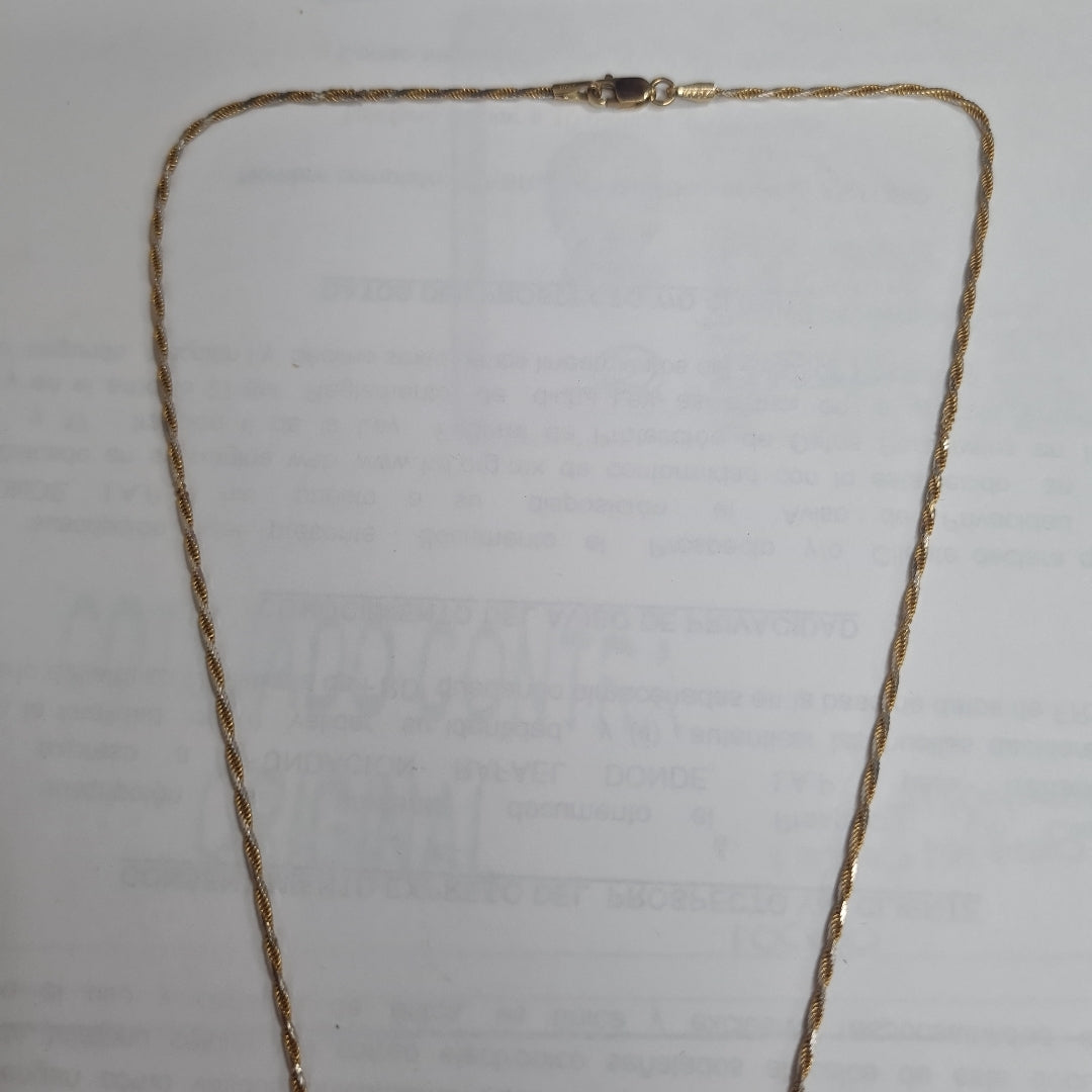 CADENA ORO 14 K 3,90 GRMS (SEMINUEVO)