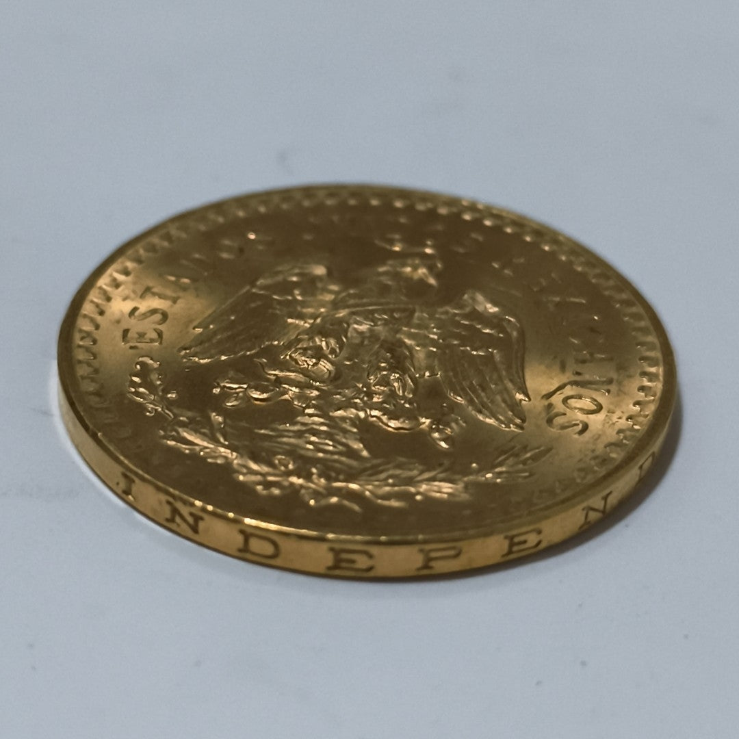 K1 41.6 GRMS 21 K IDENTIFICACIÓN MONEDA NOMINATIVA MONEDAS PESOS 50 PESOS (SEMINUEVO)