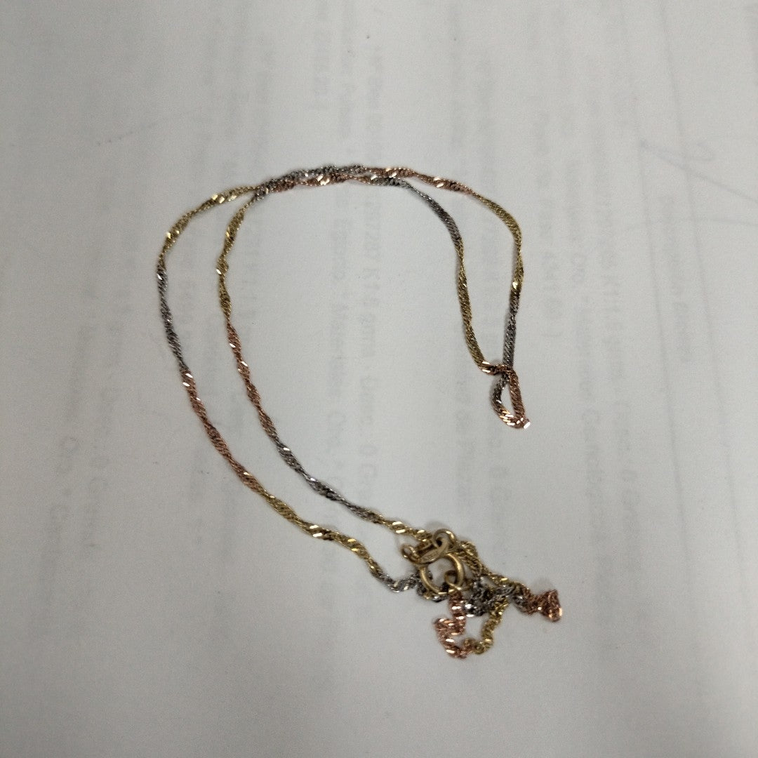CADENA ORO 14 K 0.8 GRMS (SEMINUEVO)