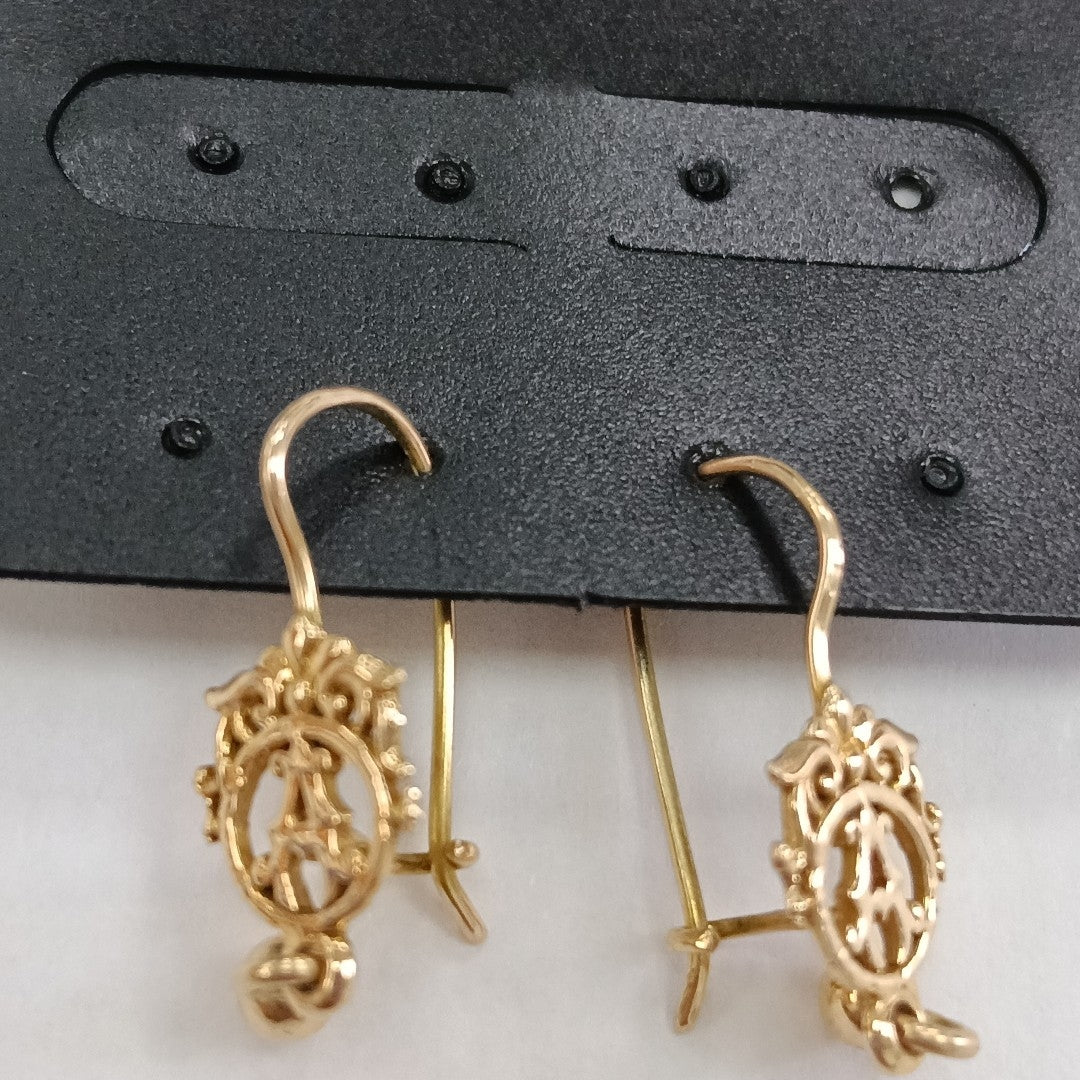 ARETES PAR ORO 10 K 1.3 GRMS (SEMINUEVO)