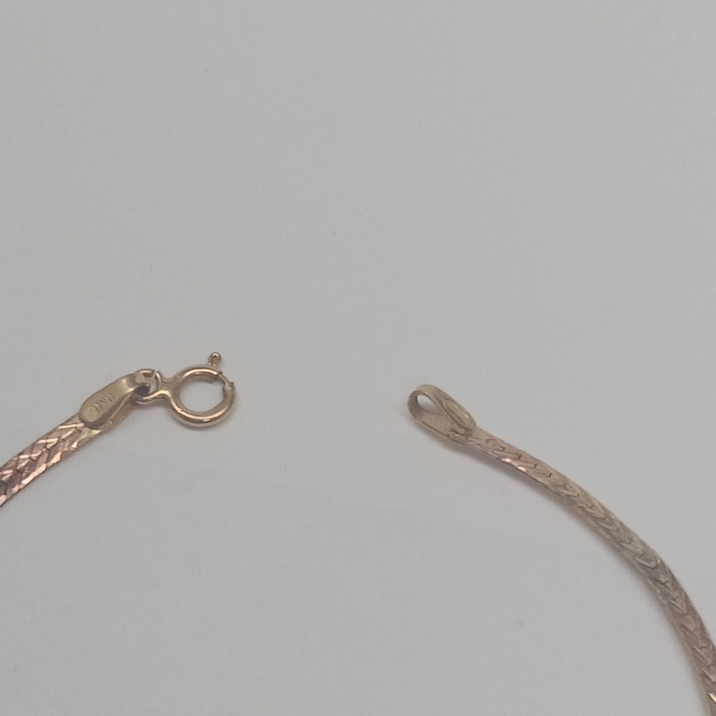 PULSERA ORO 14 K 2.2 GRMS (SEMINUEVO)