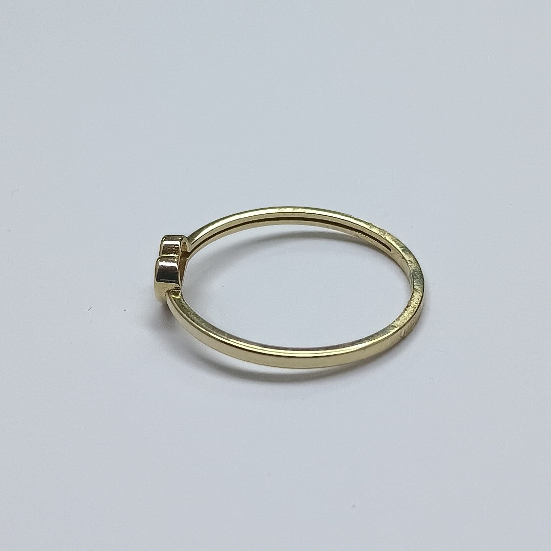 ANILLOS ANILLITO FIG CORAZON 10K TALLA 9 1.2 GR (NUEVO)