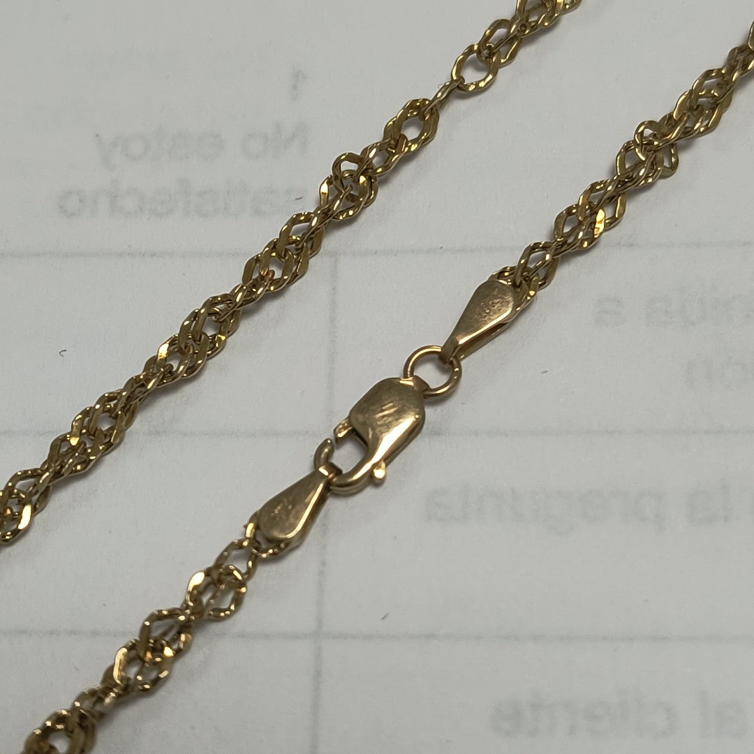CADENA ORO 10 K 3,00 GRMS (SEMINUEVO)
