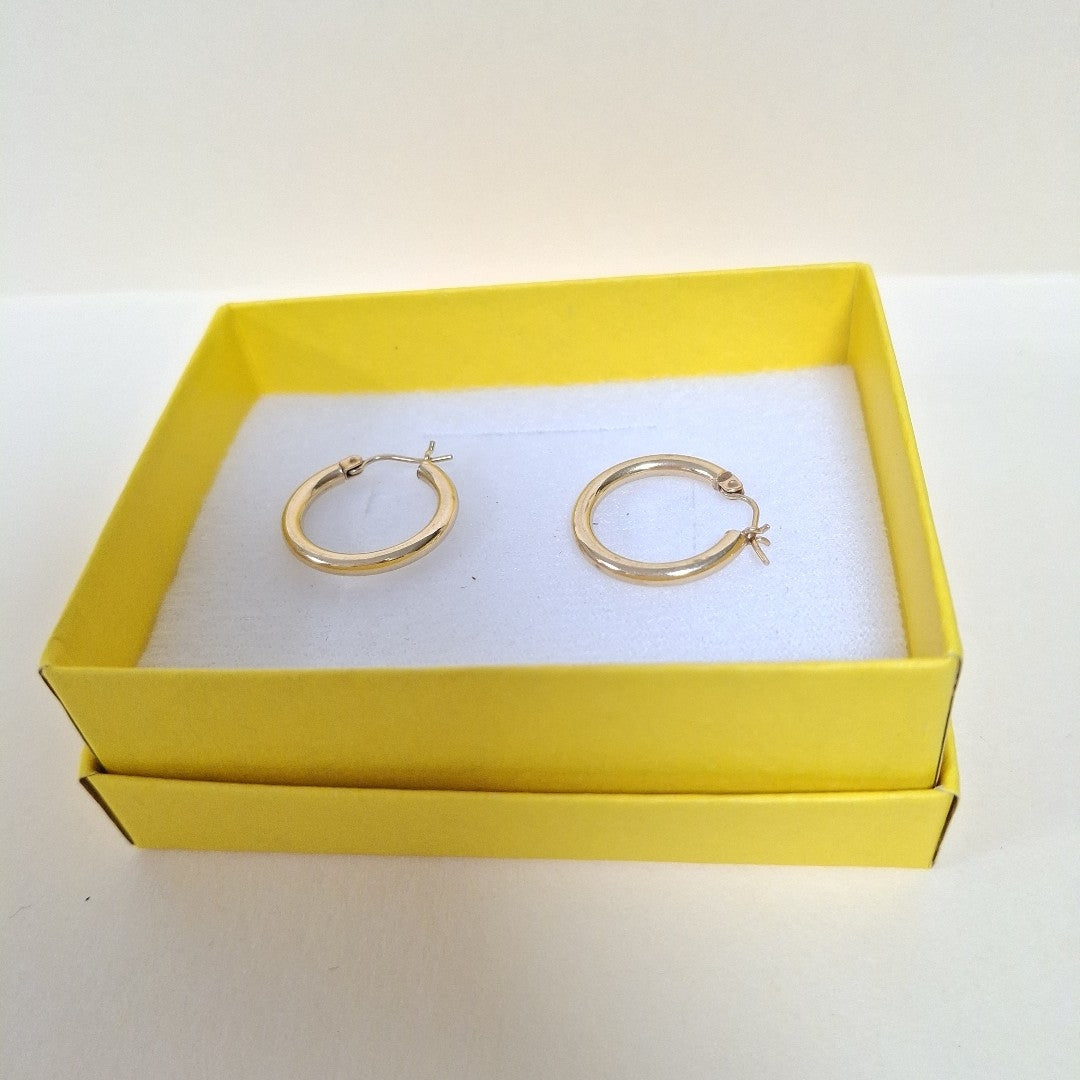 ARRACADAS PAR ORO 14 K 1.2 GRMS (SEMINUEVO)
