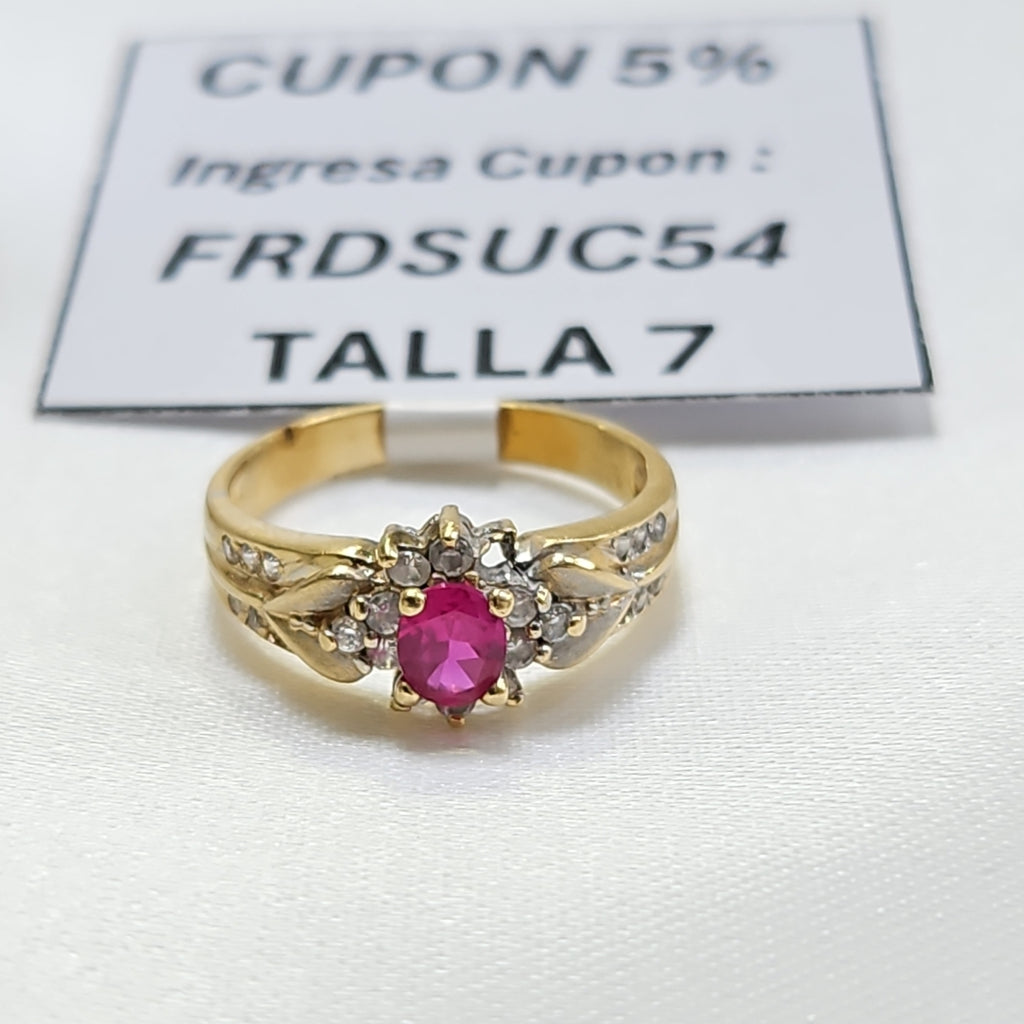 ANILLO ORO 14 K 3.7 GRMS (SEMINUEVO)