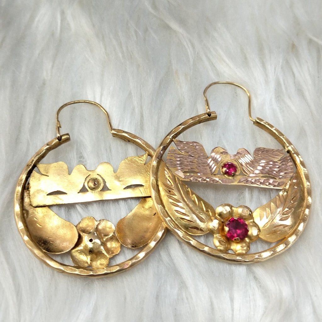 ARETES PAR ORO 10 K 6.7 GRMS (SEMINUEVO)