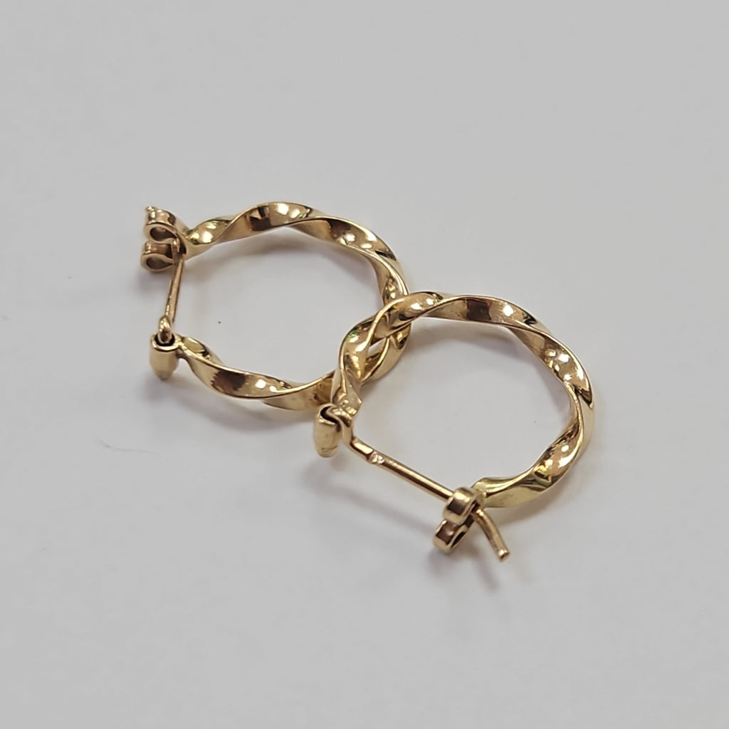 ARRACADAS PAR ORO 14 K 1.5 GRMS (SEMINUEVO)