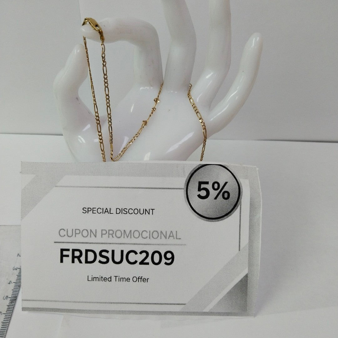 CADENA ORO 14 K 4,40 GRMS (SEMINUEVO)