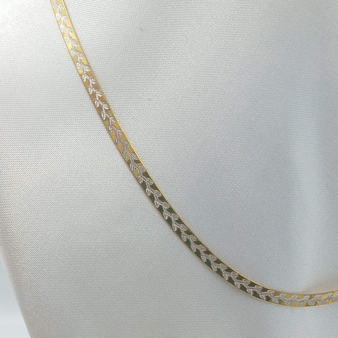 GARGANTILLA ORO, RODIADO 14 K 6.1 GRMS (SEMINUEVO)