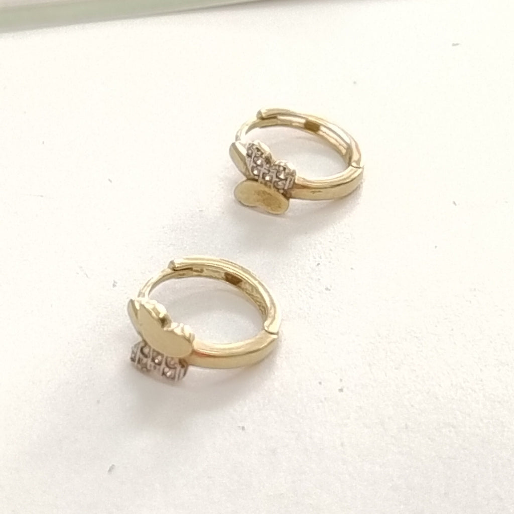 ARRACADAS PAR ORO 10 K 1.4 GRMS (SEMINUEVO)
