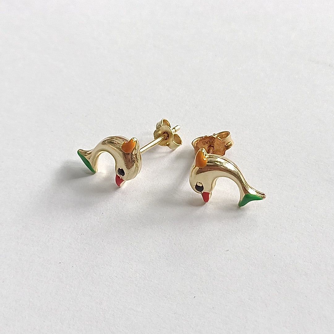 ARETES PAR ORO 14 K 1,40 GRMS (SEMINUEVO)