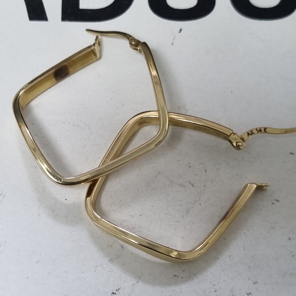 ARRACADAS PAR ORO 14 K 3.6 GRMS (SEMINUEVO)