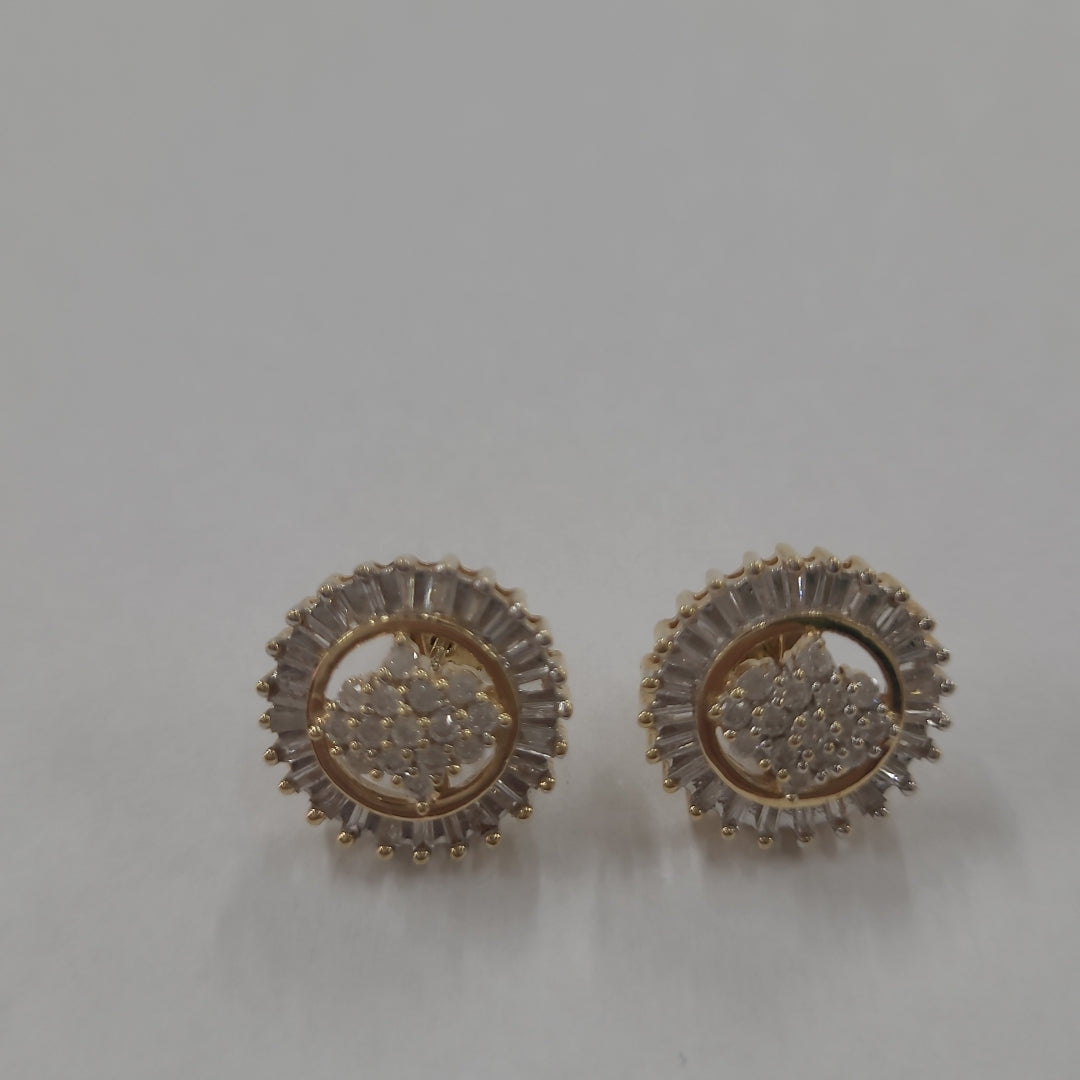 BROQUELES PAR ORO 14 K 5,40 GRMS (SEMINUEVO)