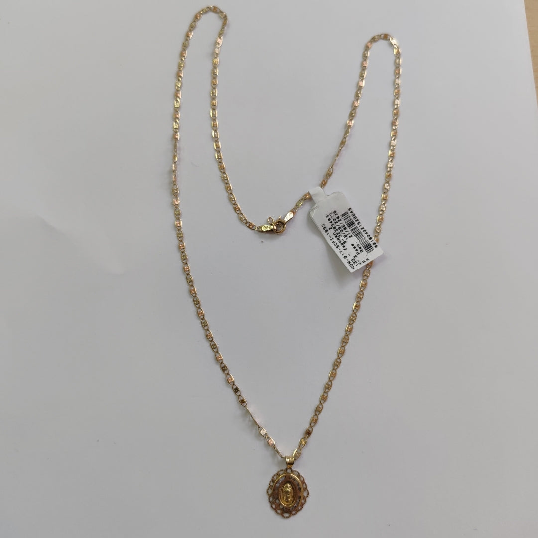 CADENA, DIJE ORO 10 K 3.6 GRMS (SEMINUEVO)