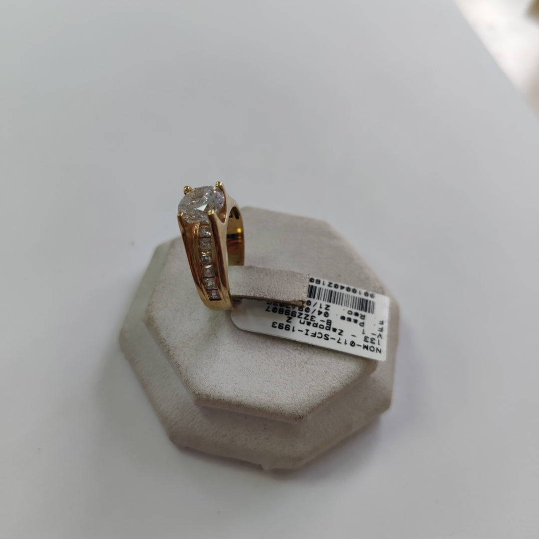 SOLITARIO ORO 10 K 4,20 GRMS (SEMINUEVO)
