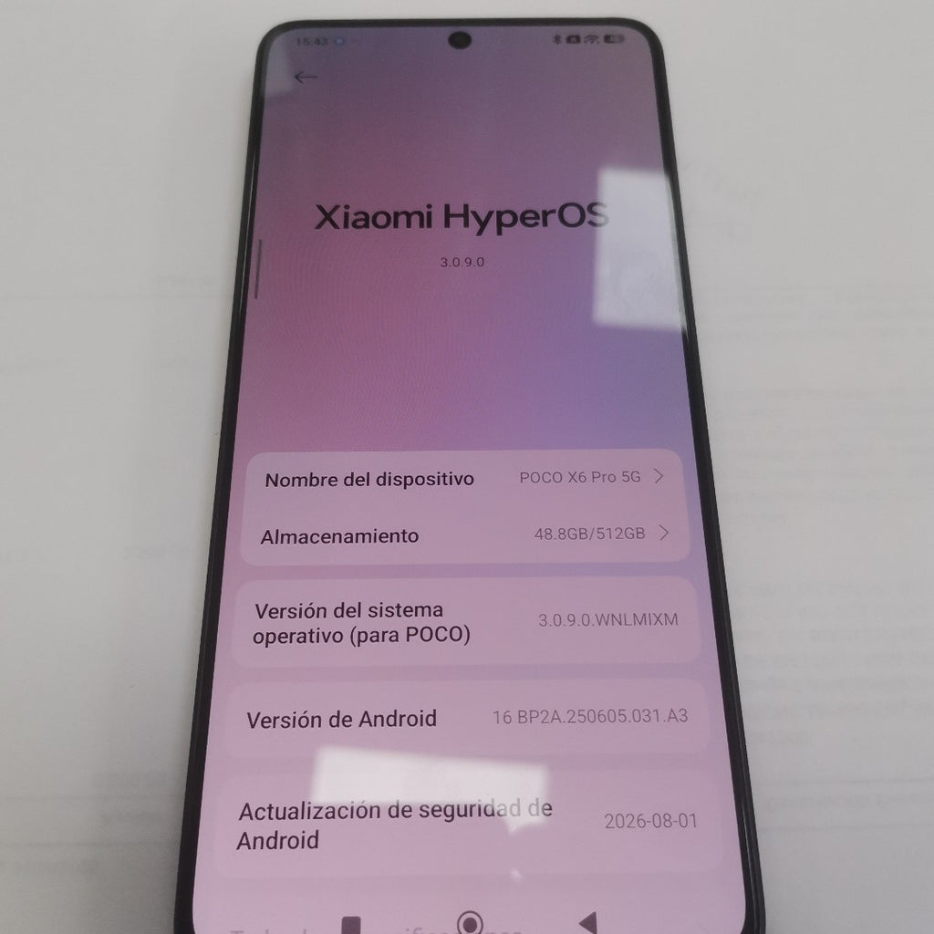 CELULAR XIAOMI POCO X6 PRO 2311DRK48G (2024) 512 GB 12 GB RAM (SEMINUEVO)