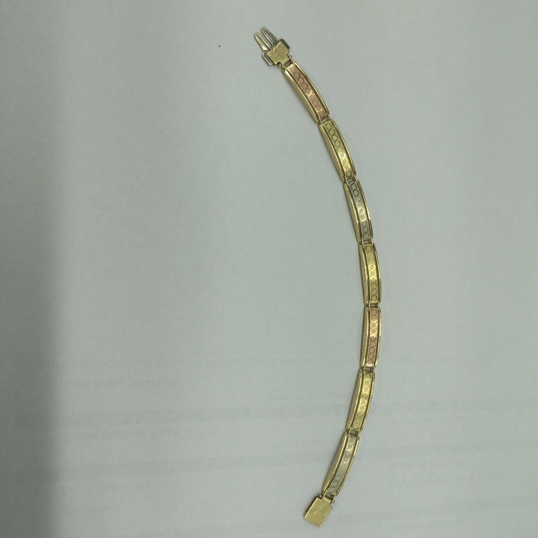 PULSERA ORO,ORO COMBINADO 14 K 10,30 GRMS (SEMINUEVO)