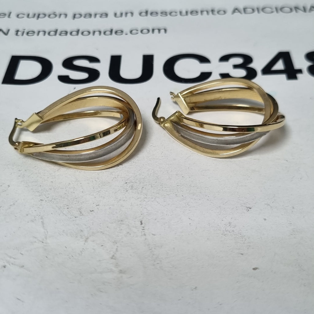 ARRACADAS PAR ORO 14 K 4 GRMS (SEMINUEVO)