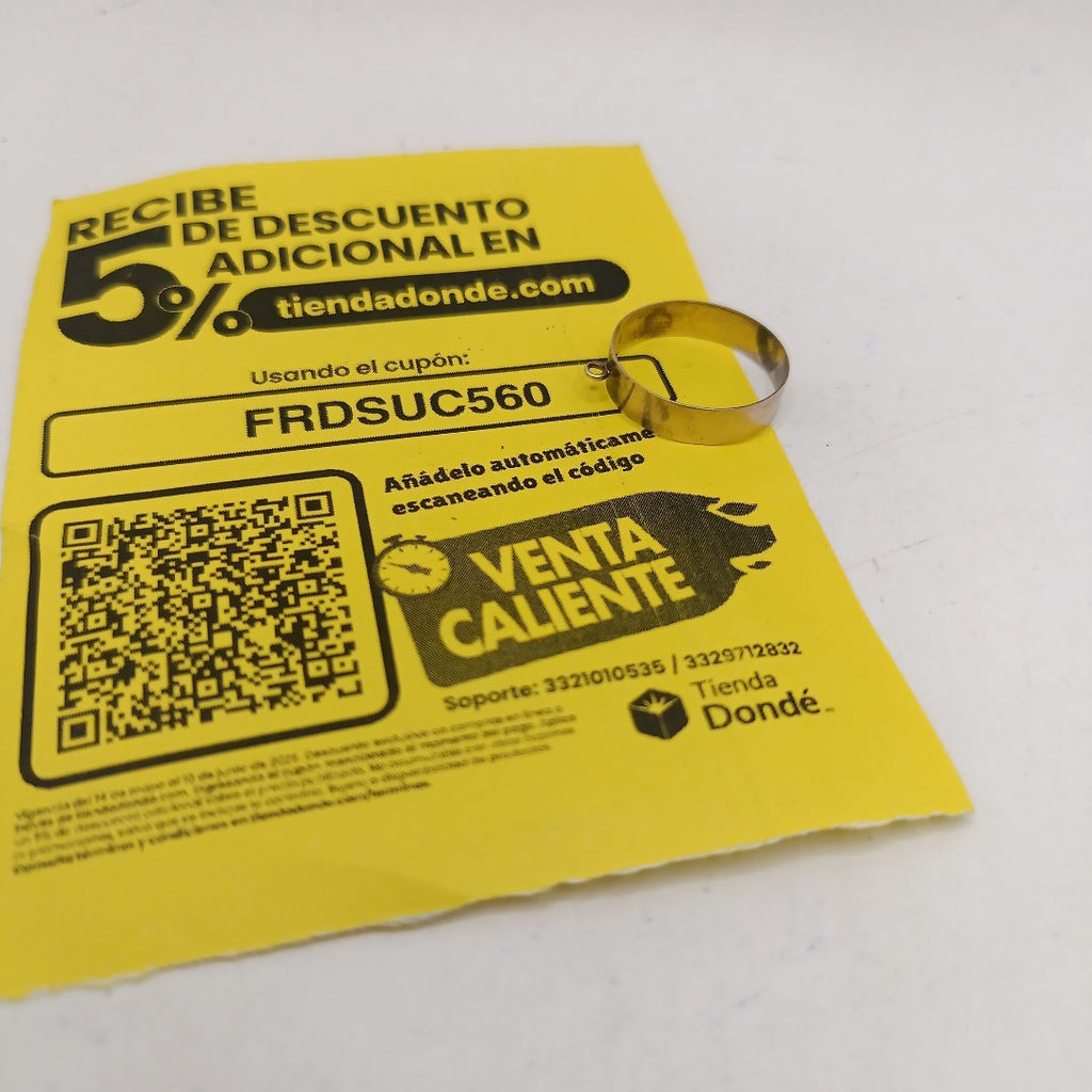 ARGOLLA ORO 8 K 0.9 GRMS (SEMINUEVO)