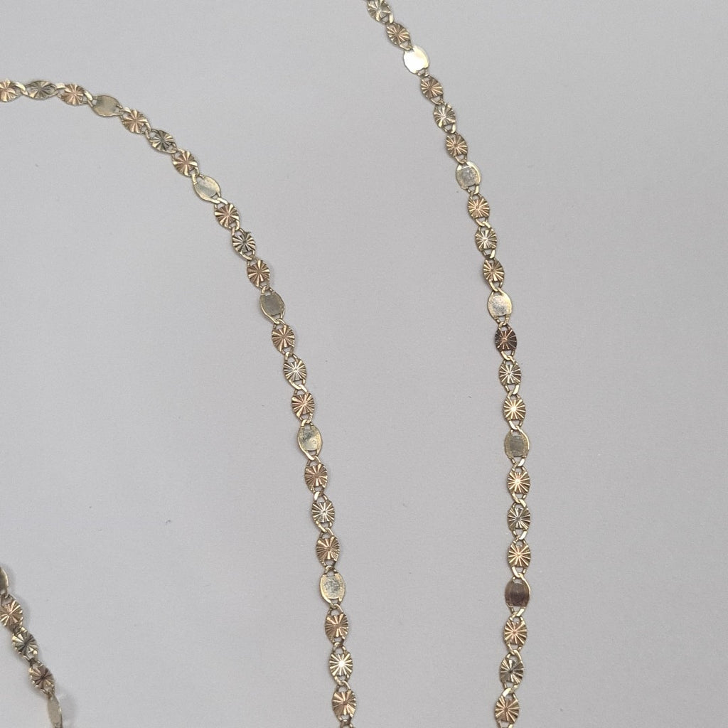 CADENA ORO,ORO COMBINADO 14 K 1,40 GRMS (SEMINUEVO)