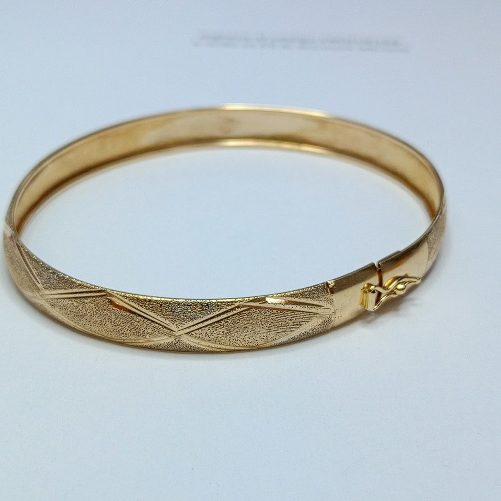 PULSERA RIGIDA ORO 14 K 7,50 GRMS (SEMINUEVO)