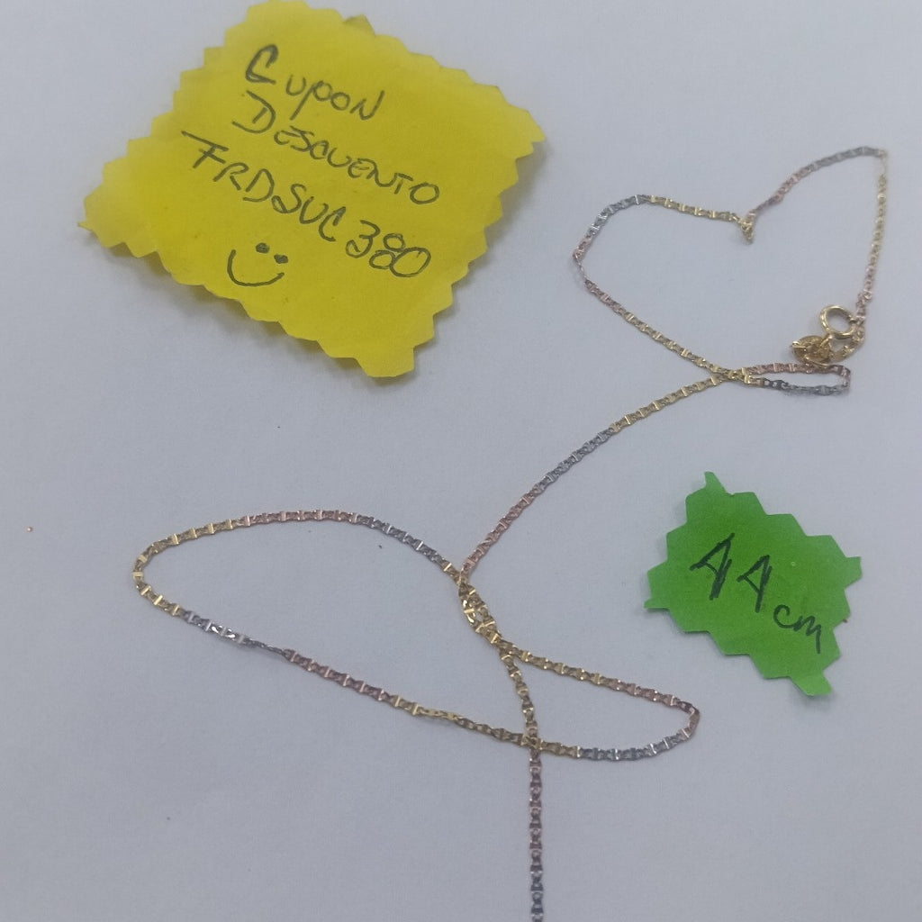 CADENA ORO,RODIADO 14 K 1,10 GRMS (SEMINUEVO)