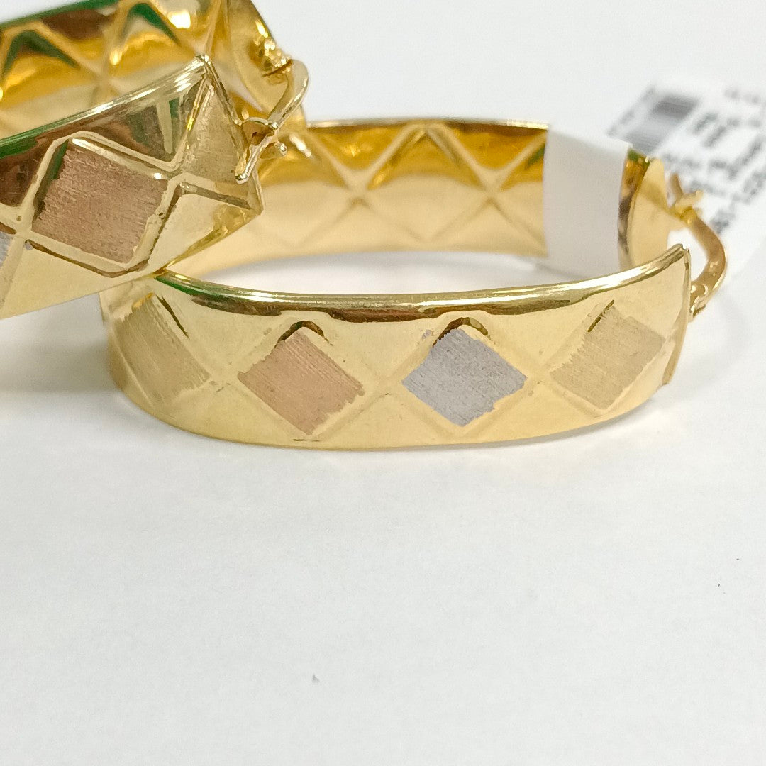 ARRACADAS PAR ORO 14 K 5.4 GRMS (SEMINUEVO)