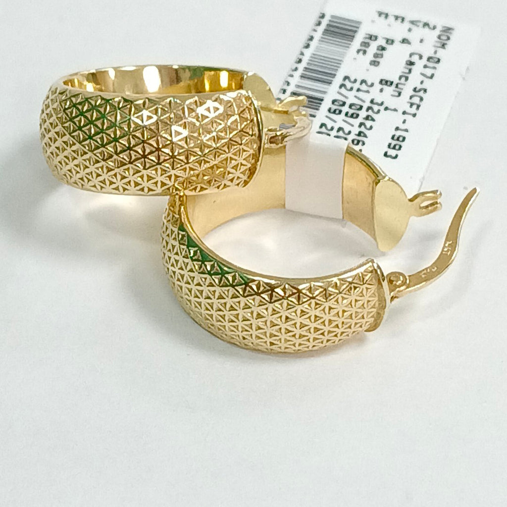 ARRACADAS PAR ORO 14 K 3,10 GRMS (SEMINUEVO)