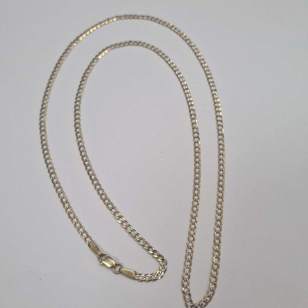 CADENA ORO, RODIADO 14 K 4.4 GRMS (SEMINUEVO)
