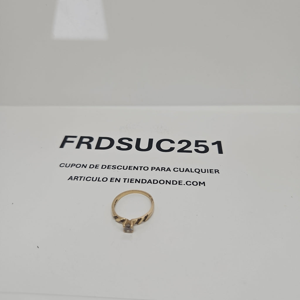 SOLITARIO ORO 14 K 1.7 GRMS (SEMINUEVO)