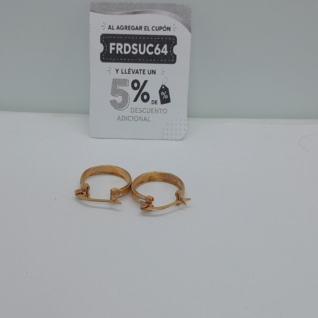 ARRACADAS PAR ORO 14 K 3,20 GRMS (SEMINUEVO)