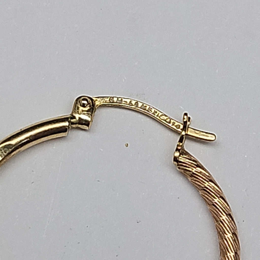ARRACADAS PAR ORO 14 K 3,00 GRMS (SEMINUEVO)