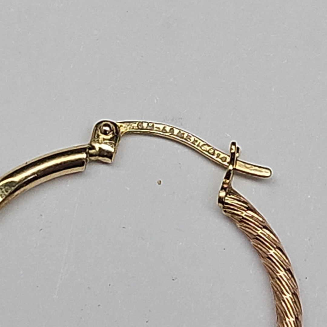 ARRACADAS PAR ORO 14 K 3,00 GRMS (SEMINUEVO)