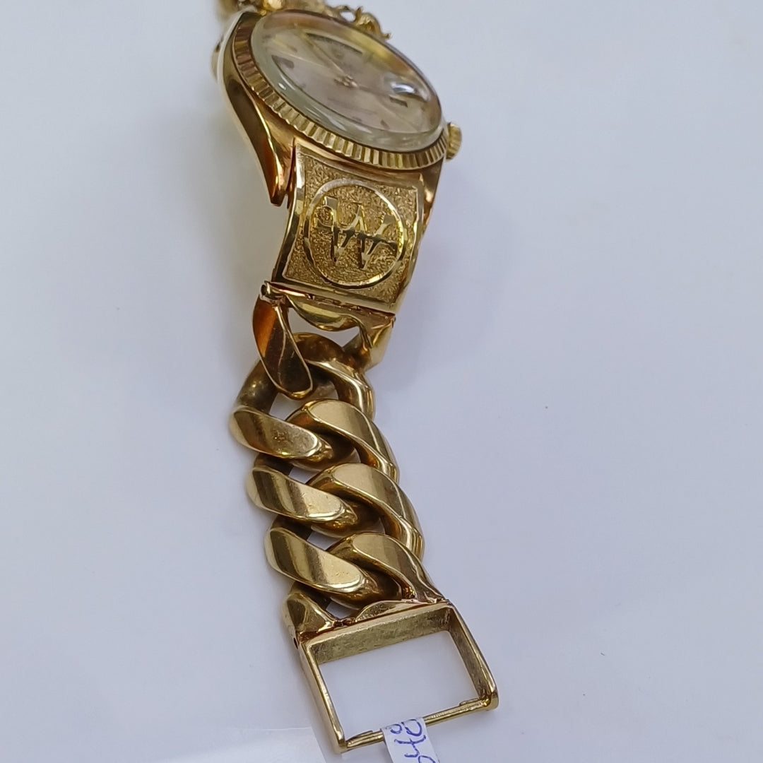 RELOJ CAJA Y PULSO ORO ORO 16K 202.2 GRMS (SEMINUEVO)